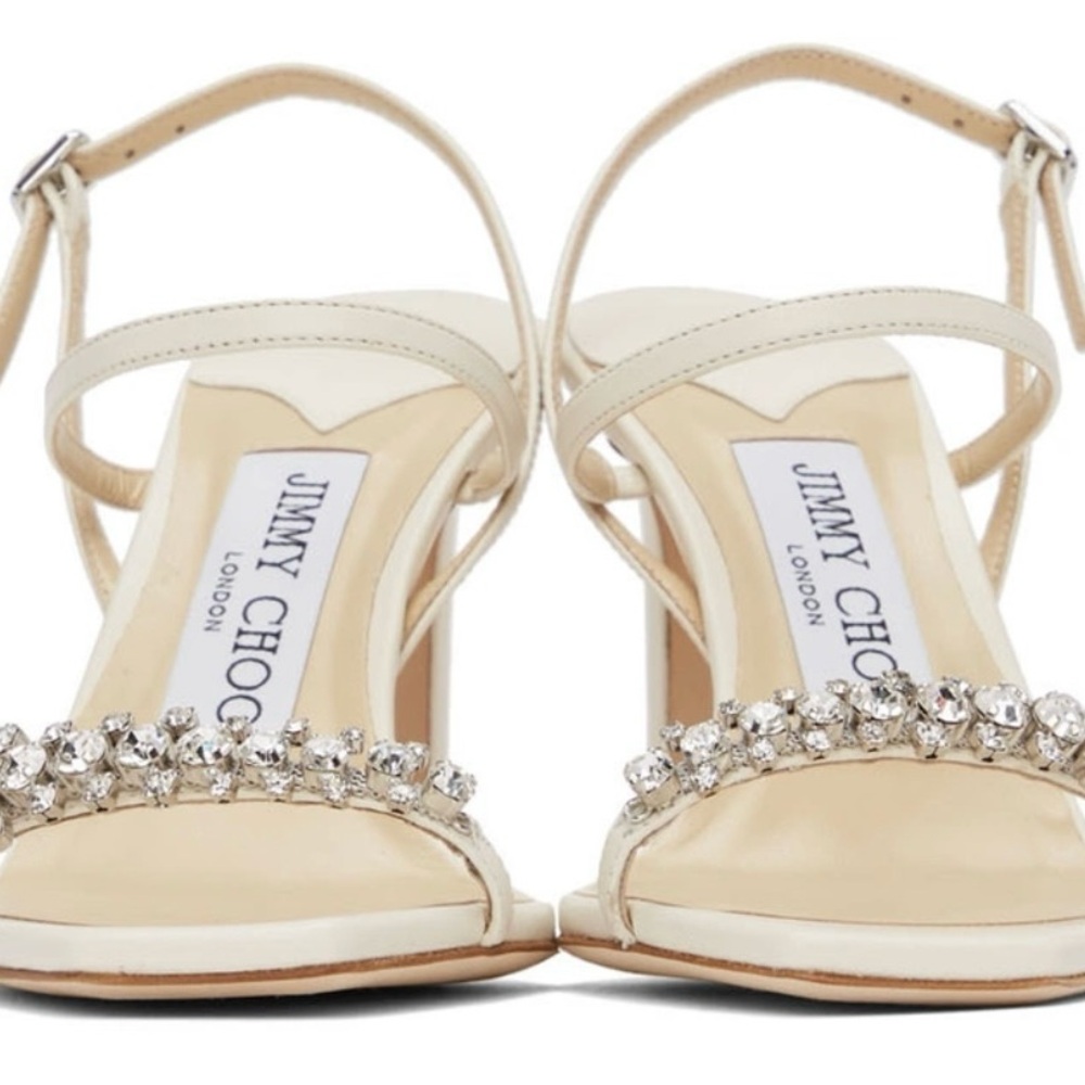 Brand new wedding shoes Jimmy Choo White Meira 85